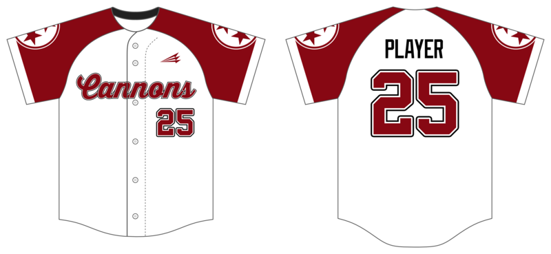 Franklin Cannons Custom HexaFlex Baseball Jersey #J3B