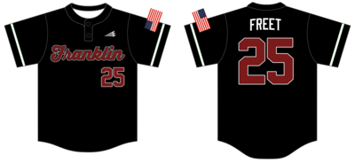 Franklin Cannons Custom HexaFlex Baseball Jersey #J1B