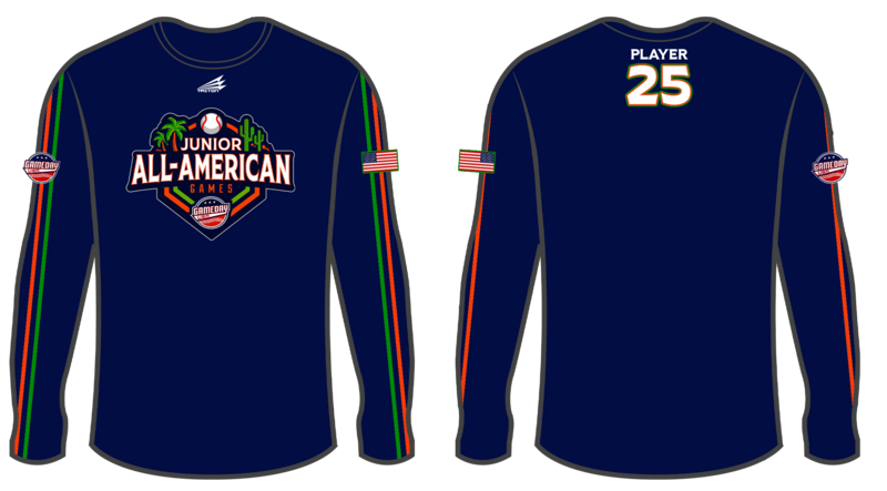 Game Day USA Junior All-Americans Custom Longsleeve HyperTee #LHT2