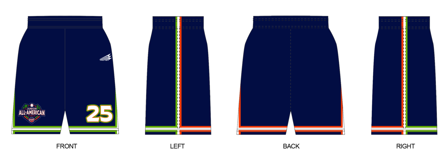 Game Day USA Junior All-Americans Custom Revolution Pocket Shorts #RV2