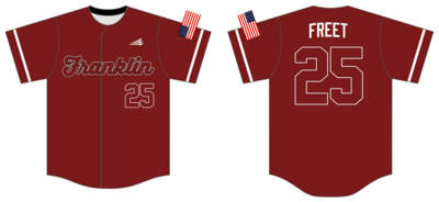 Franklin Cannons Custom HexaFlex Baseball Jersey #J2