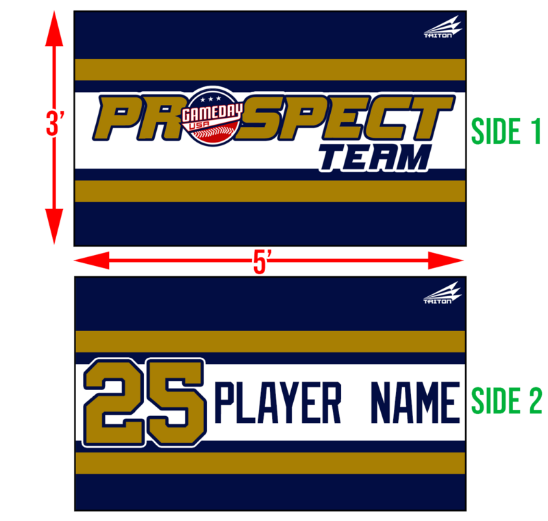 Game Day USA Prospect Team Double-Sided Fan Flag #FF1