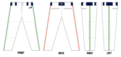 Game Day USA Junior All-Americans Custom Long Baseball Pant #BP1