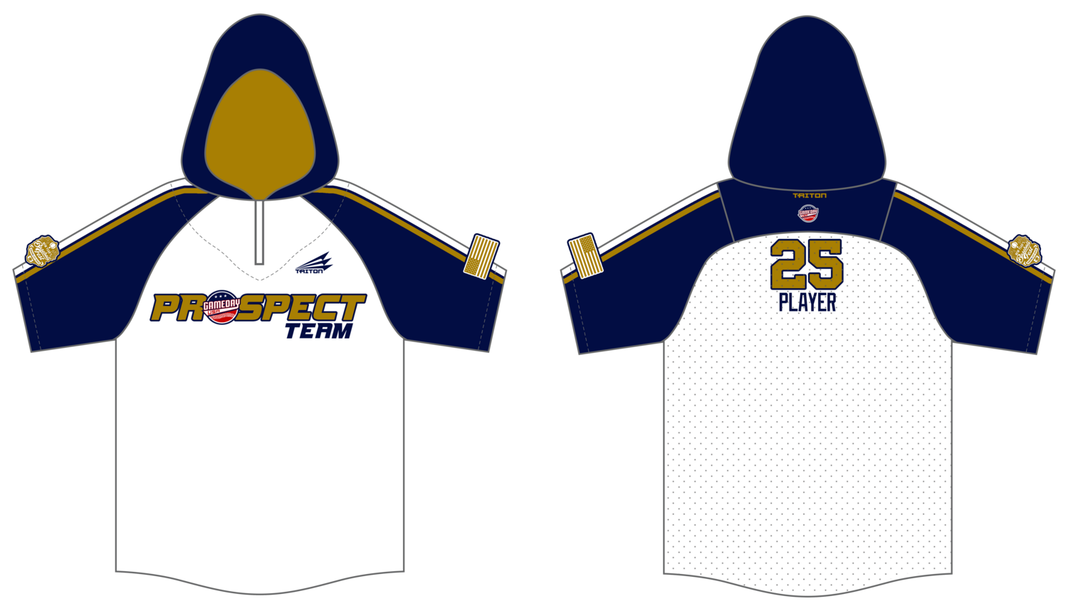 Game Day USA Prospect Team Custom BP Jacket #BPJ1