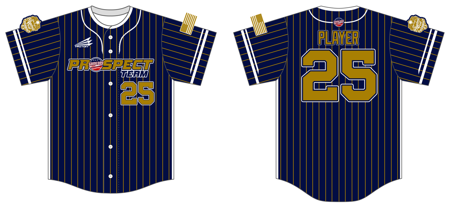 EXTRA Game Day USA Prospect Team Custom HexaFlex Baseball Game Jersey #4