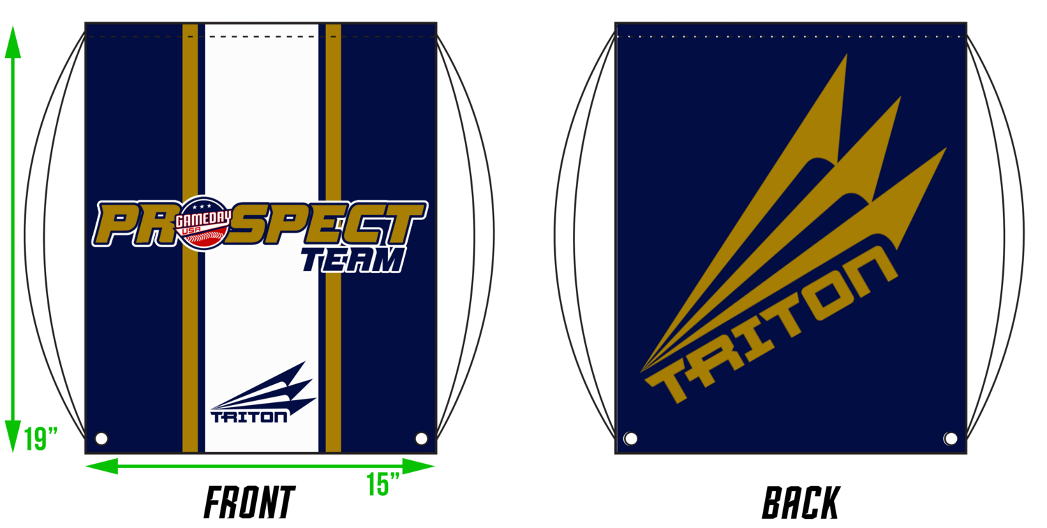 Game Day USA Prospect Team Custom Drawstring Bag #DB1