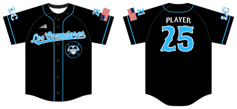 Burlington Hunters Custom NanoDri Baseball Jersey #J3D