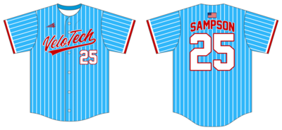 VeloTech Custom Nanodri Baseball Jersey #J6