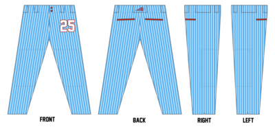 VeloTech Stacheman Elite Custom Long Baseball Pants #BP6A