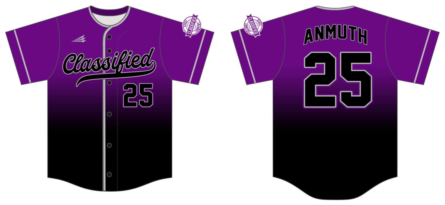 Classified Dance Company Custom NanoDri Baseball Jersey #J2