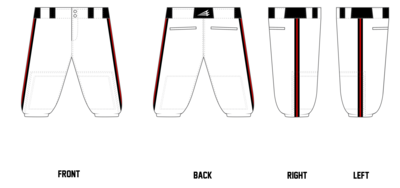 Schererville Shock Custom Knicker Baseball Pant #BP1B