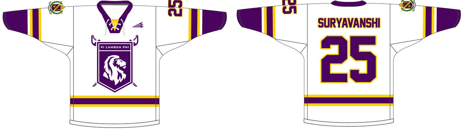 Pi Lambda Phi (Shamash) Custom NanoDri Hockey Jersey #J4c