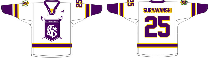 Pi Lambda Phi (Shamash) Custom NanoDri Hockey Jersey #J4c