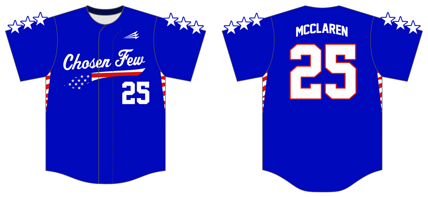Arkansas Chosen Few Custom HexaFlex Baseball Jersey #J7