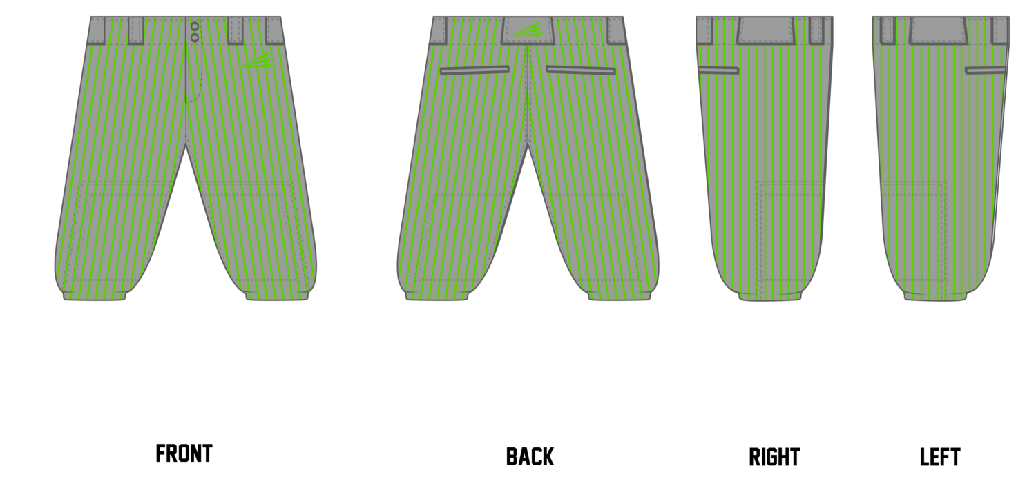Richland County Raptors Custom Knicker Baseball Pant #BP6K