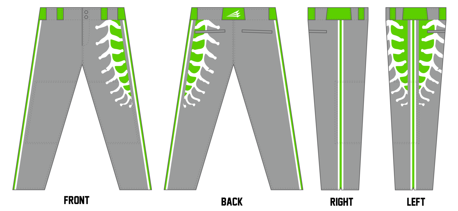 Richland County Raptors Custom Relaxed Baseball Pant #BP5
