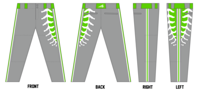 Richland County Raptors Custom Relaxed Baseball Pant #BP5