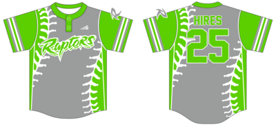 Richland County Raptors Custom HexaFlex Baseball Jersey #J5