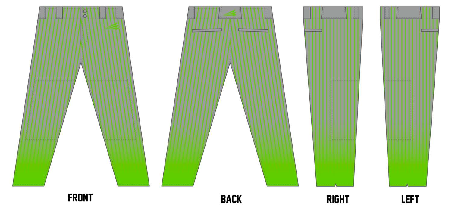 Richland County Raptors Custom Relaxed Baseball Pant #BP6