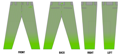 Richland County Raptors Custom Relaxed Baseball Pant #BP6