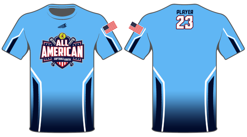Softball Youth All-Americans 2022/2023 Custom Shortsleeve HyperTee #HT3