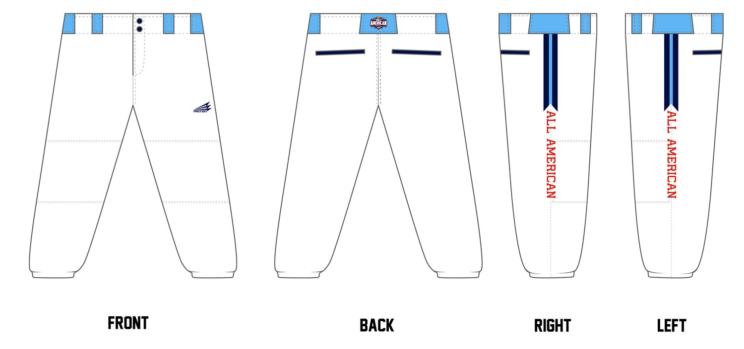 Softball Youth All-Americans 2022/2023 Custom Fastpitch Pants #FP2