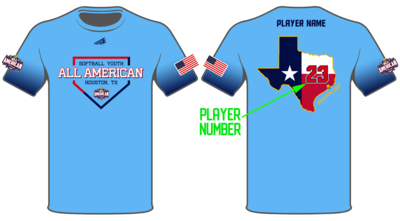 Softball Youth All-Americans 2022/2023 Event City HyperTee #HT4