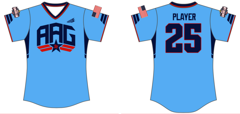 EXTRA Softball Youth All-Americans 2022/2023 Custom Fastpitch Jersey #J8