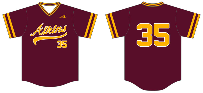 Atkins (Wolfington) Custom NanoDri Baseball Jersey #J1B