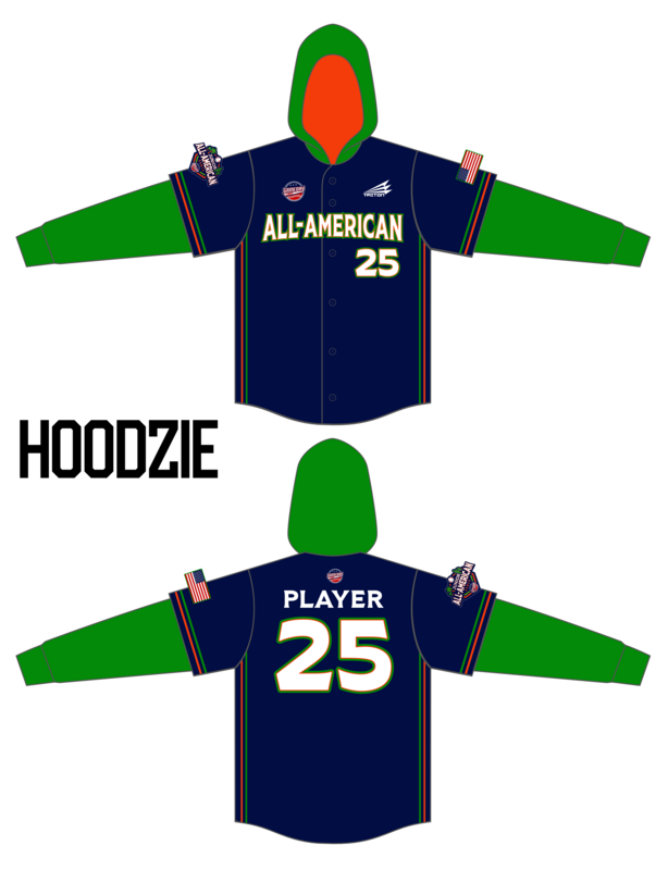 Game Day USA Junior All Americans Custom Hoodzie #HZY2b