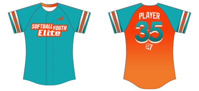 EXTRA Softball Youth Elite Winter 2022/2023 Custom HexaFlex Jersey #J3b