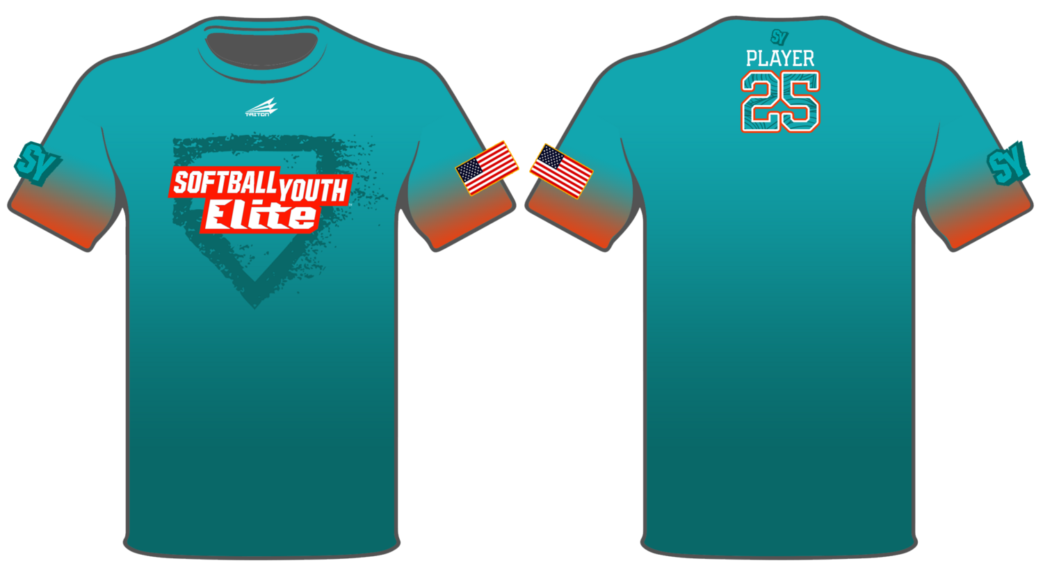 Softball Youth Elite Winter 2022/2023 Custom Shortsleeve HyperTee #HT1