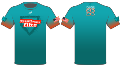 Softball Youth Elite Winter 2022/2023 Custom Shortsleeve HyperTee #HT1