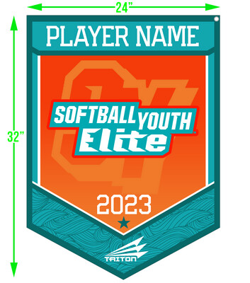 Softball Youth Elite Winter 2022/2023 Custom Banner #BF1