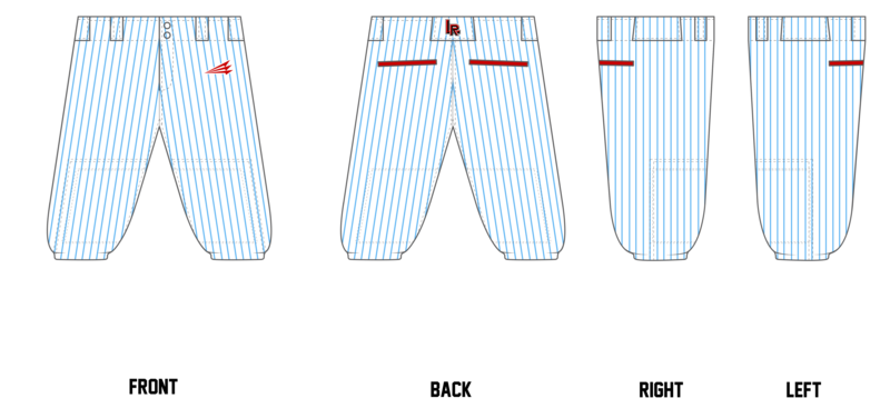 Lubbock Raiders Custom Knicker Baseball Pant #BP44b