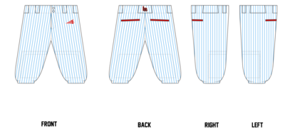 Lubbock Raiders Custom Knicker Baseball Pant #BP44b