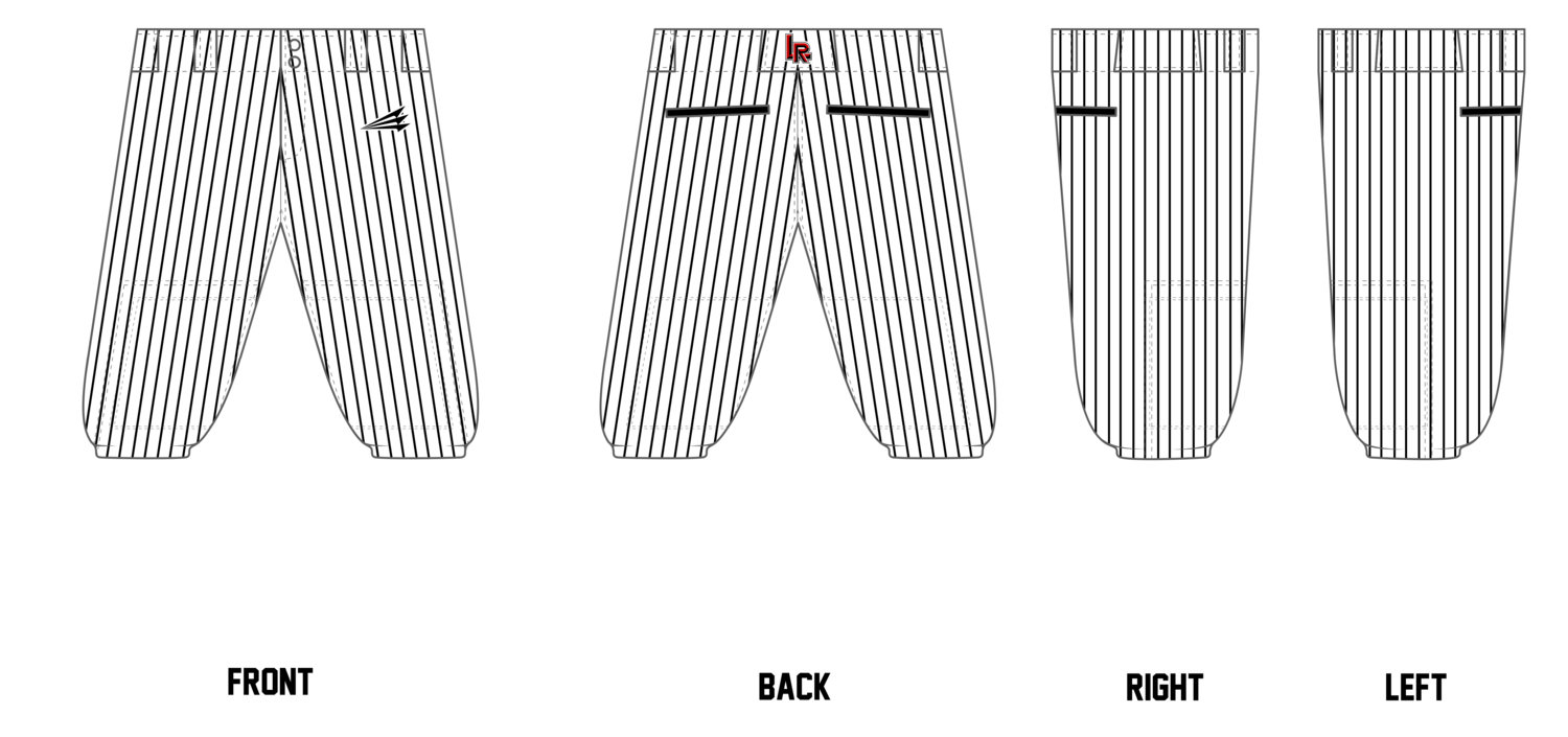 Lubbock Raiders Custom Knicker Baseball Pant #BP43c