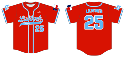 Lubbock Raiders Custom HexaFlex Baseball Jersey #J45c