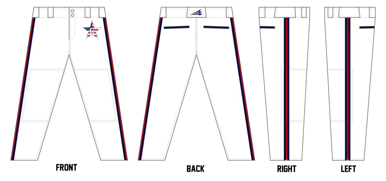 MMW Colorado Braves Custom Relaxed Baseball Pant #BP2