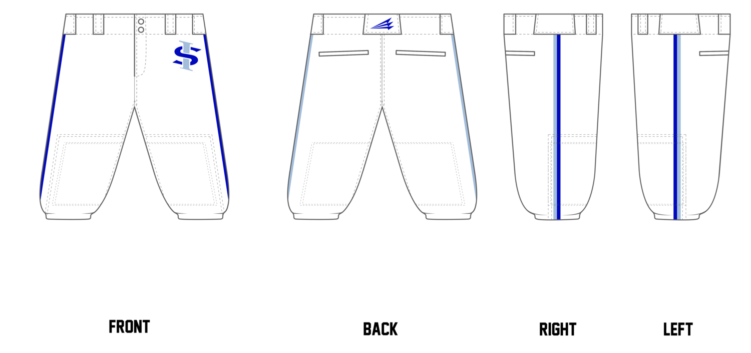 Indiana Jr. Sycamores Custom Knicker Baseball Pant #BP8
