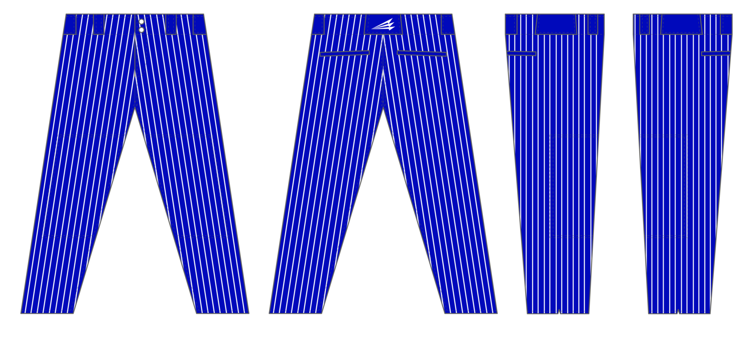 Indiana Jr. Sycamores Custom Relaxed Baseball Pant #BP7B