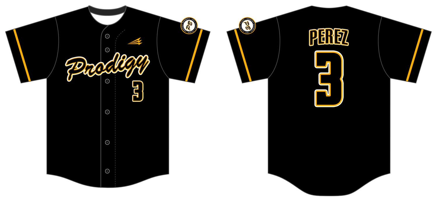 Prodigy Baseball Miami Custom Nanodri Baseball Jersey #J17B