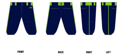 Queen City Hustle Custom Knicker Baseball Pant #BP4B