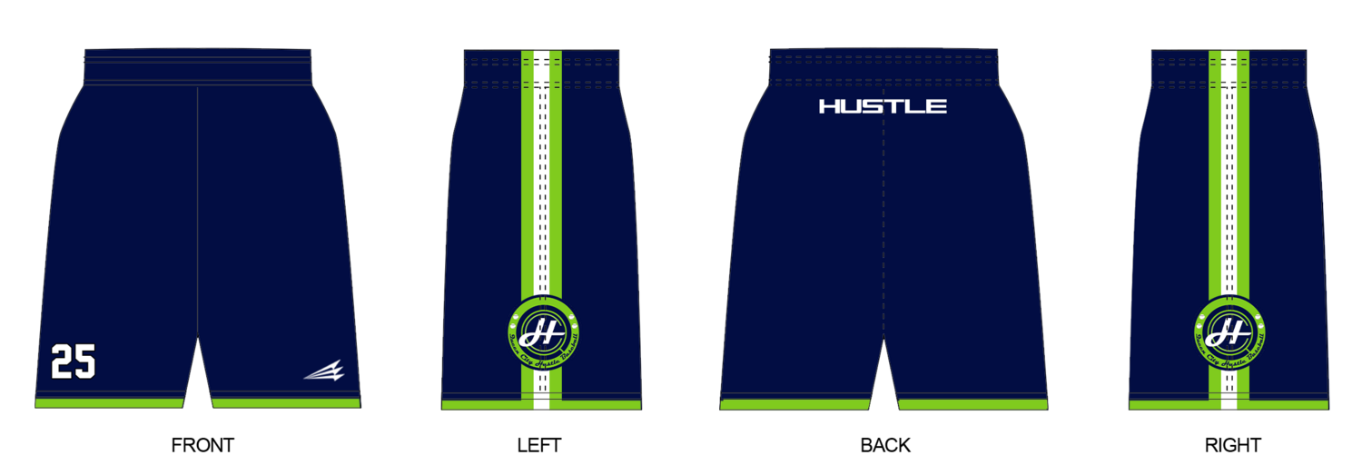 Queen City Hustle Custom Revolution Pocket Shorts #RV1