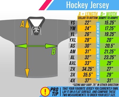 1 TEMPLATE Custom Nanodri Hockey Jersey #JXX