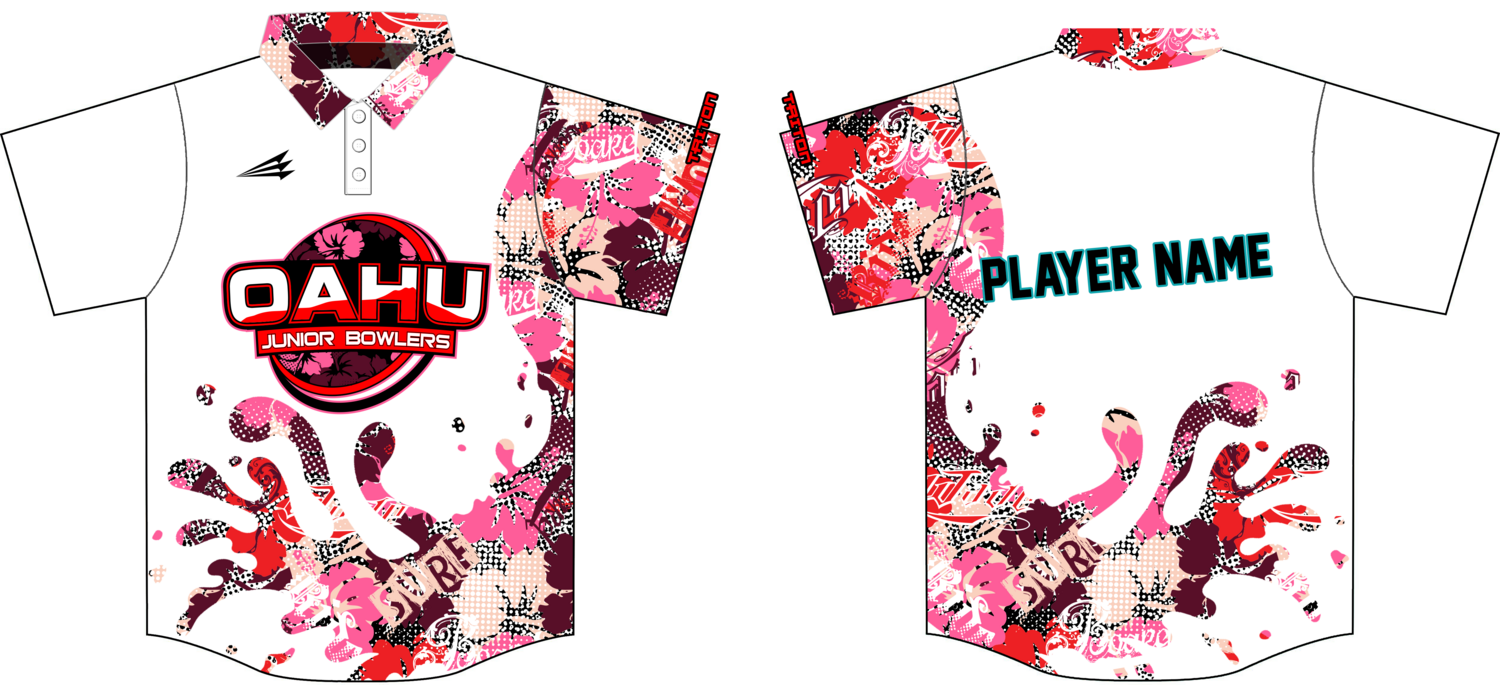 OAHU Jr Bowlers Custom HyperPolo #HP8