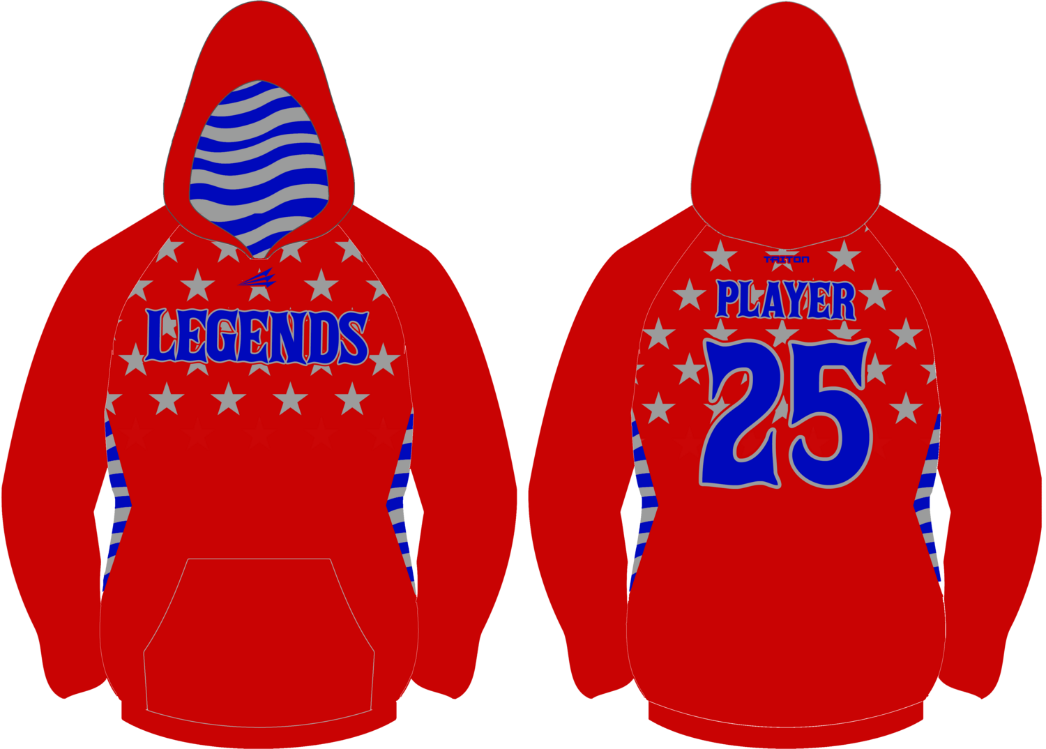 Legends Custom Vulcan Hoodie #VH3