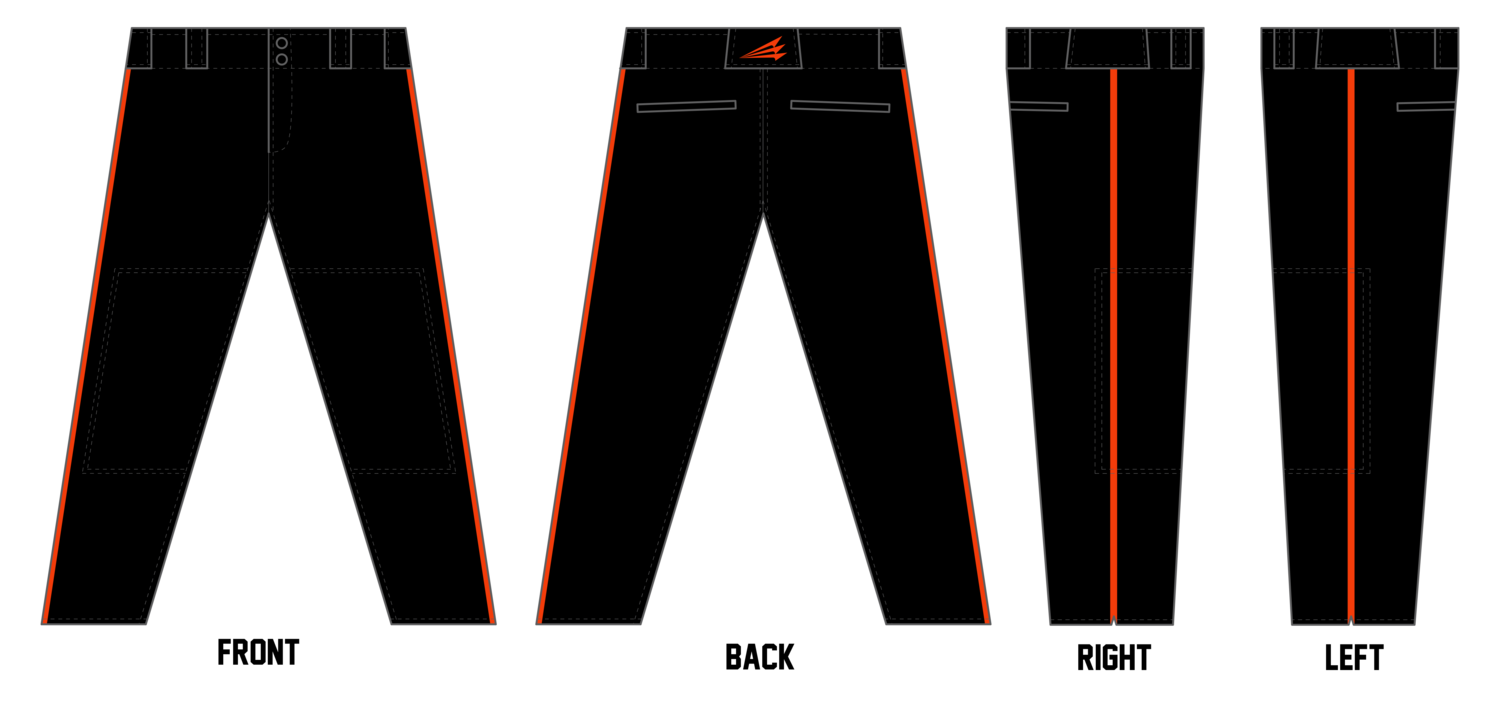 Rawlings Tigers Custom Relaxed Baseball Pant #BP4
