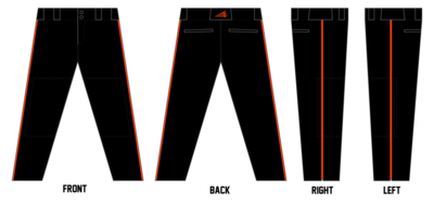 Rawlings Tigers Custom Relaxed Baseball Pant #BP4