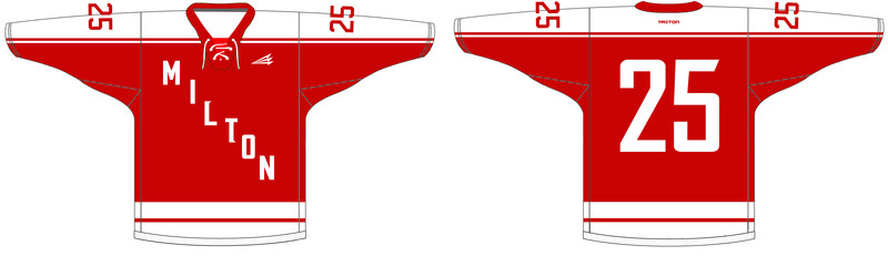 Milton Wildcats Custom NanoDri Hockey Jersey #J4d